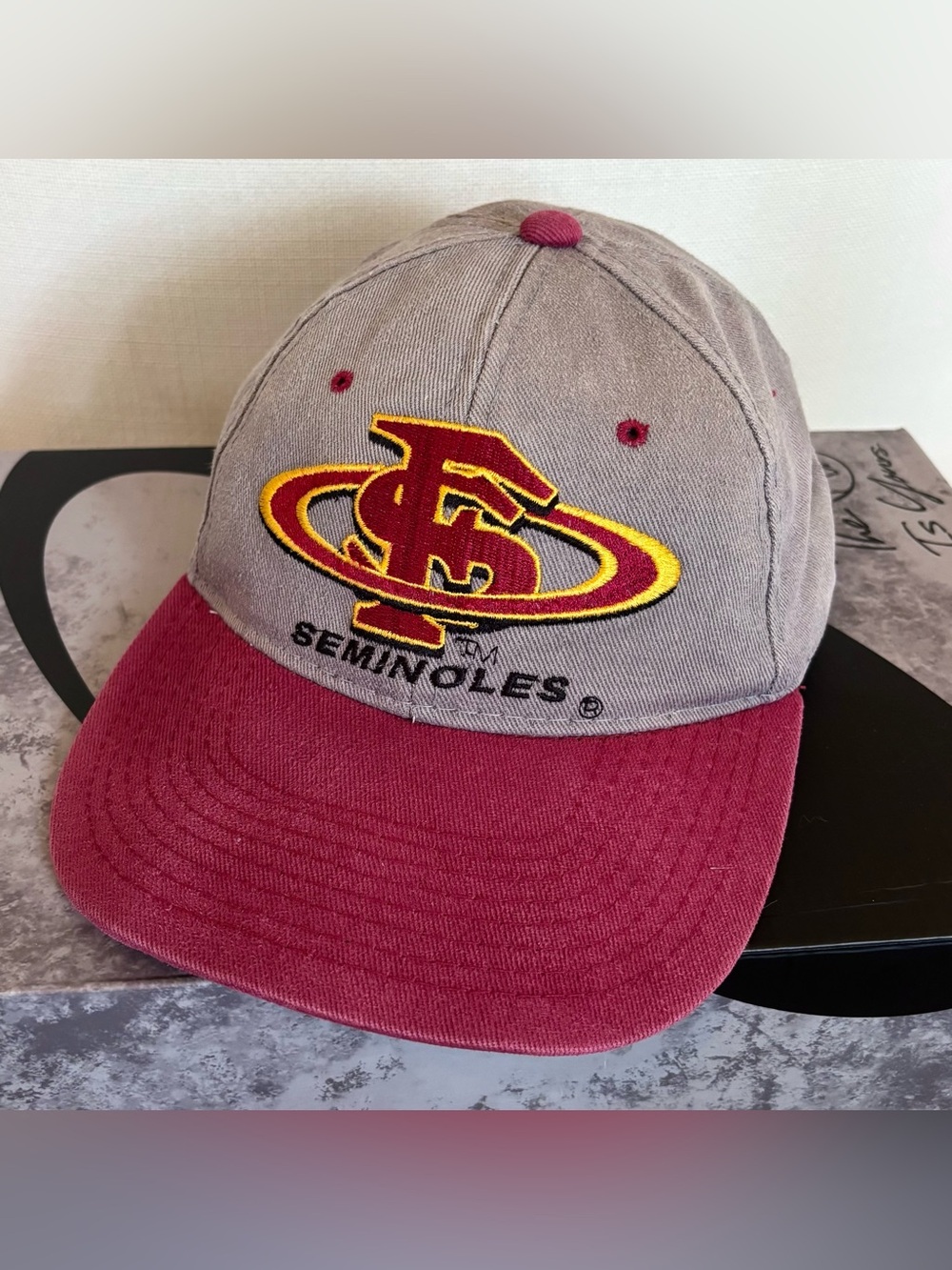 Vintage Florida State Seminoles Hat Covee Made In Korea FSU Snapback 90s Cap